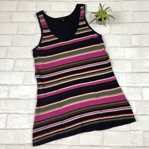Banana Republic Striped Tank Top Sweater